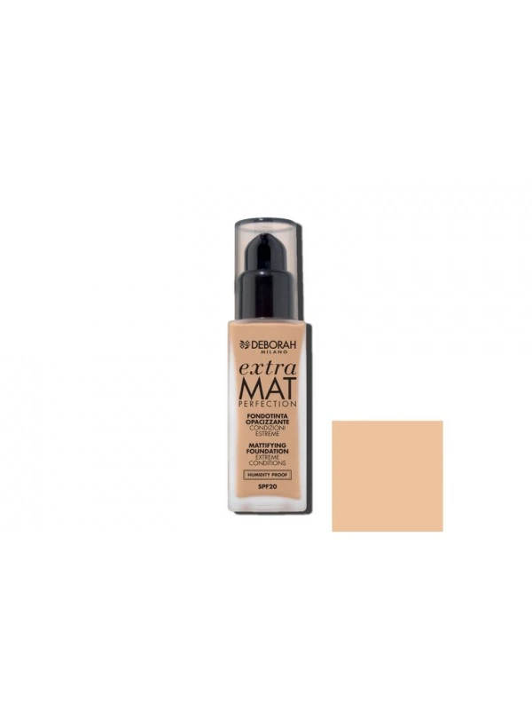 Fondotinta Deborah Extra Mat Perfection - 03 Sand 3 Fondotinta Deborah Extra Mat Perfection - 03 Sand
