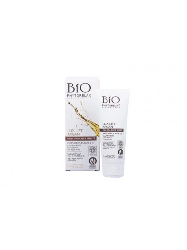 Maschera Scrub Bio Phytorelax Argan 2 In 1 Illum/levigante - 75ml 3 Maschera Scrub Bio Phytorelax Argan 2 In 1 Illum/levigante - 75ml