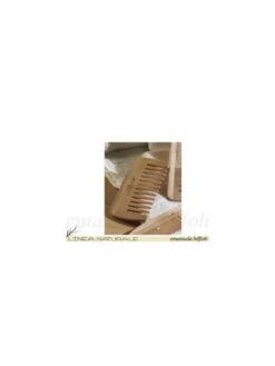 Pettine Biffoli Pettine Legno Denti Radi Piccolo