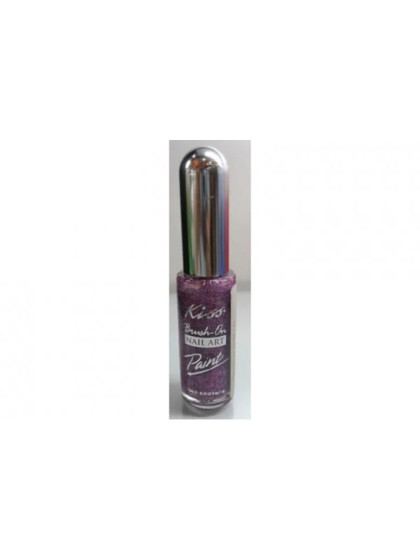 Smalto Kiss Smalto Brush-on Nail Art Paint - Purple Glitter 3 Smalto Kiss Smalto Brush-on Nail Art Paint - Purple Glitter