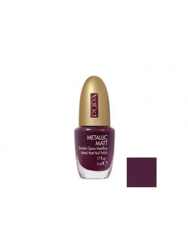 Smalto Pupa Metallic Mat - 003 Chic Burgundy 3 Smalto Pupa Metallic Mat - 003 Chic Burgundy